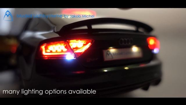 AUDI RS 7 Diecast Modelcar 1:18 With LED Lights