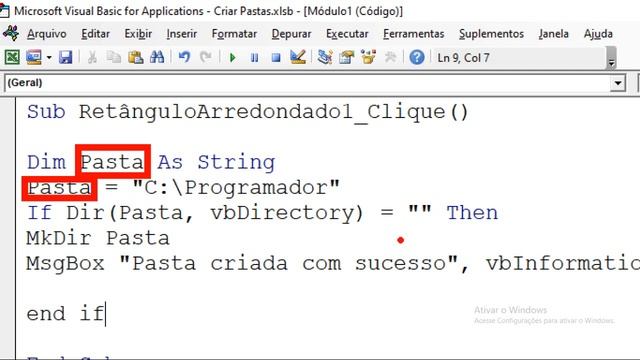 Como Criar Pasta Com VBA de 2 Formas | Criar Pastas com VBA | Macros VBA смотреть онлайн