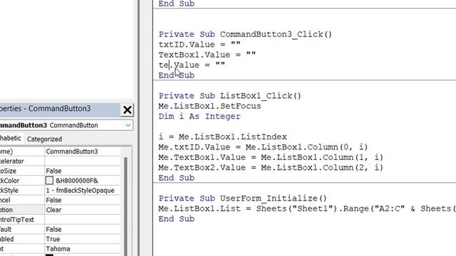 VBA Excel Data Entry Form - EP3 Update Data смотреть онлайн
