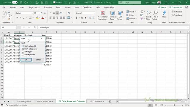 Excel for Beginners - Working with Cells, Rows & Columns including Pro Tips! смотреть онлайн