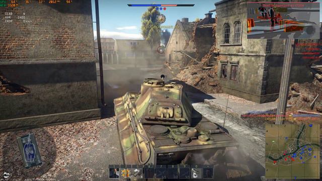 War Thunder !Хороший Немец и плохой злобный Американец...( смотреть онлайн