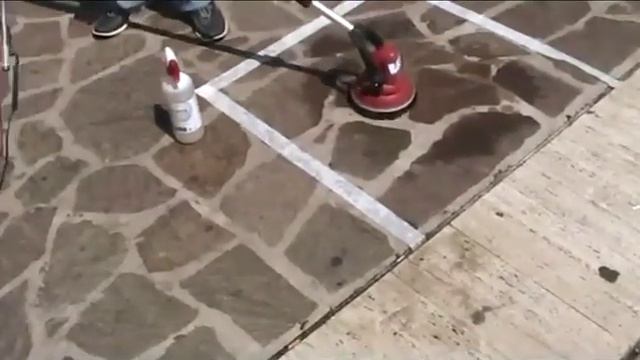 Удаление жвачки парогенератором Bieffe Ecowash. смотреть онлайн