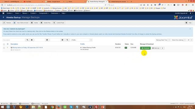 How can you backup joomla website смотреть онлайн