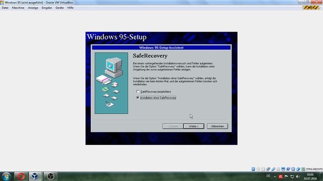 Windows 95 in VirtualBox installieren + Download смотреть онлайн