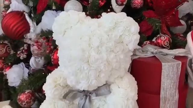 Мишка из роз подарок любимой ! На Новый год , 14 февраля и 8 марта смотреть онлайн