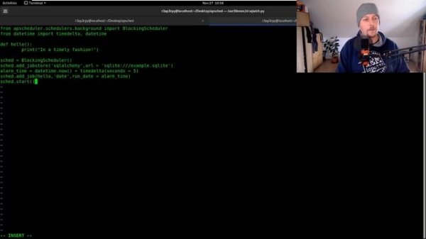 Python - APScheduler - SQLAlchemy jobstore