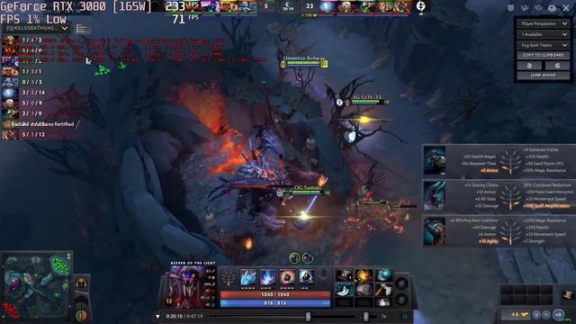 ? NVIDIA GeForce RTX 3080 [Laptop, 165W] - Dota 2 gameplay benchmarks (1080p) смотреть онлайн