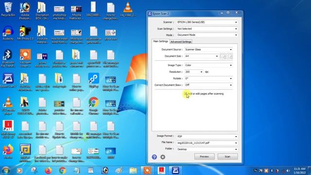 How To Scan Any Pages Into One PDF in Epson L380 | Multiple Scanned Documents Into Single Pdf смотреть онлайн