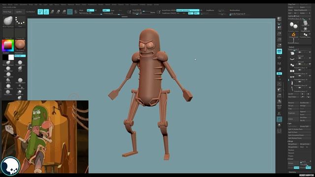 3D Printed Accurate and Detailed Pickle Rick смотреть онлайн