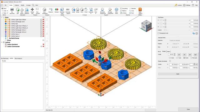 Netfabb Tutorial: How to rotate parts manually смотреть онлайн