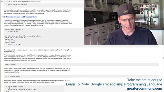 Golang String Type смотреть онлайн