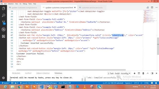 CRUD operation in Angular 6 with material design 2 смотреть онлайн
