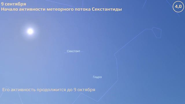 Владивосток 5.9.2022 — 11.9.2022. Астрономические события смотреть онлайн