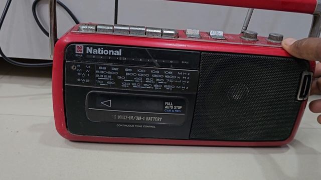 National Panasonic RX -- m50 fm/mw/sw1/sw2 radio cassette player 90233 21435 смотреть онлайн