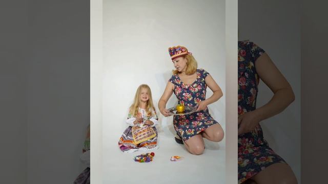 Русский народный костюм. Фотосессия. смотреть онлайн