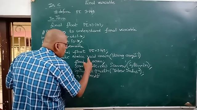 II BSC JAVA Final Variable смотреть онлайн