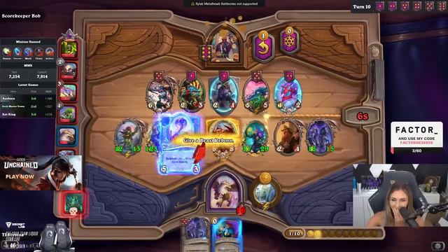 Filling Hand with Coins EVERY TURN - Hearthstone Battlegrounds смотреть онлайн