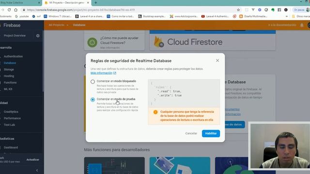 Tutorial: Como Crear una Base de Datos en Firebase Realtime Database смотреть онлайн