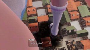 [Giantess game] Glitter invitation Aerial walk with Alice [English version demo]