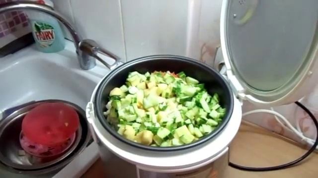 Овощное рагу в мультиварке Панасоник Panasonic видео рецепт смотреть онлайн