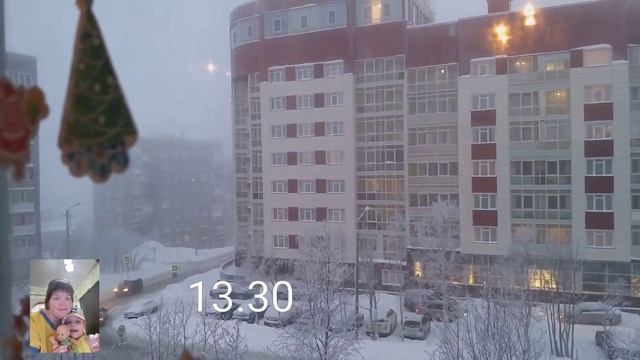 Полярная ночь по часам/Сколько света днём смотреть онлайн
