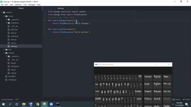 Python django A to Z tutorials Common error in python django project смотреть онлайн