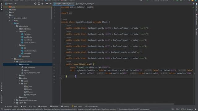 Гайд по созданию мода minecraft forge 1.19.4 - №7 Модели и состояния блока смотреть онлайн
