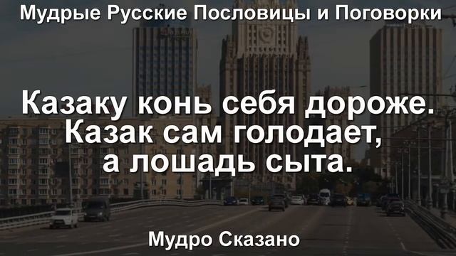 Невероятно Мудрые Русские Пословицы и Поговорки Цитаты, Афоризмы. смотреть онлайн
