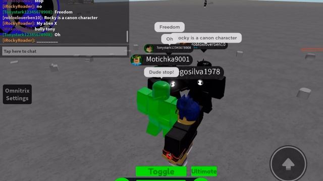 Playing ben10 test game ROBLOX смотреть онлайн