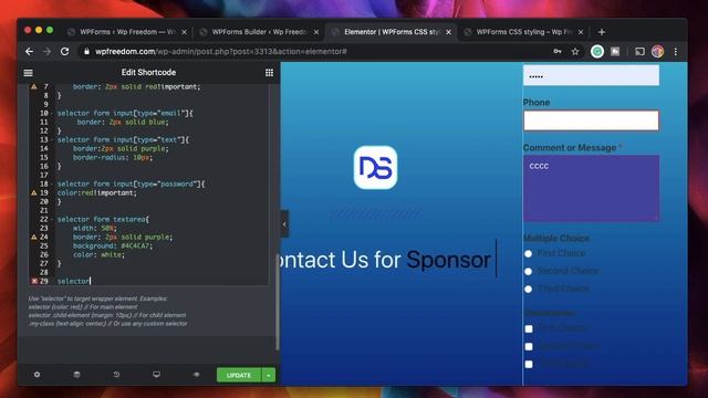 Style WPForms using CSS - Customise using Elementor page builder смотреть онлайн