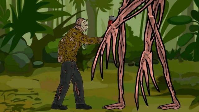 Siren Head vs Jason Voorhees, Michael, Freddy, IT Pennywise, Leatherface, SLENDER MAN, Predator[Dc2 смотреть онлайн