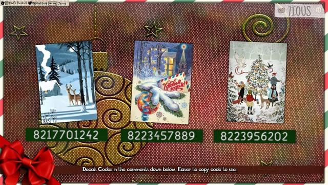 Decals Codes Christmas & Winter | Decals Ids | Bloxburg ROBLOX смотреть онлайн
