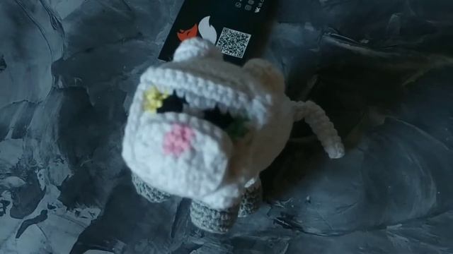 Белая кошка из Майнкрафт, вязанная крючком / Minecraft White Cat смотреть онлайн