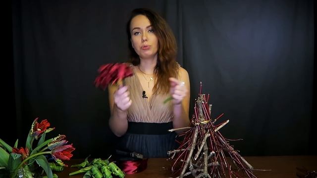 Новогодняя европейская композиция // Импровизированная клумба смотреть онлайн