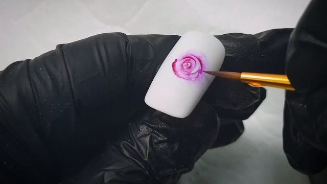Moda Nails- Акварельная роза. Дизайн ногтей. смотреть онлайн
