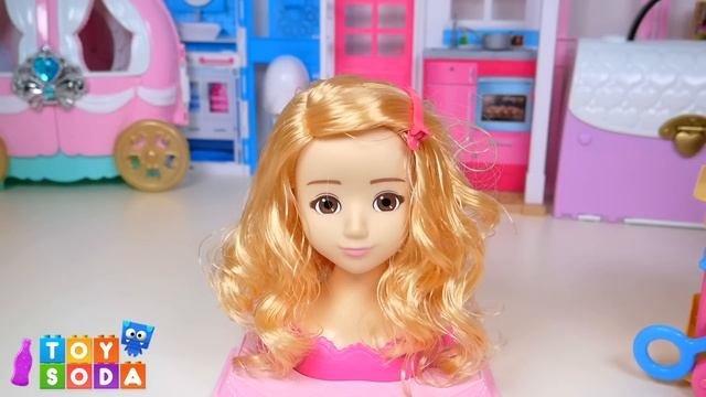 Baby Doll Make-up & Hair Designer Set Eye Shadow lip Gloss Toy Soda смотреть онлайн