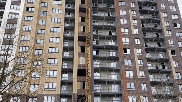 Ход строительства ЖК 1-й Лермонтовский конец марта смотреть онлайн