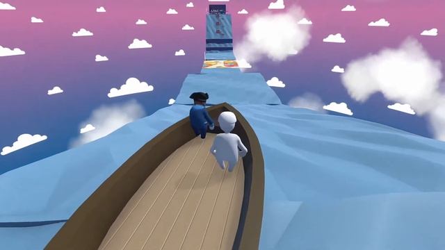 Проходим кастомные китайские карты в Human: Fall Flat смотреть онлайн