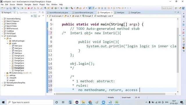 Difference between Anonymous Class & Lambda Expression | Java 8 features for Beginners смотреть онлайн