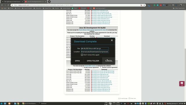 How to install Oracle JDK/Java in Linux - Debian/Ubuntu смотреть онлайн
