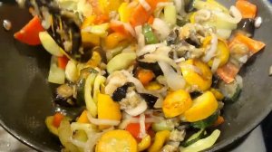 КУРИЦА С ОВОЩАМИ | Рецепт жареной курицы