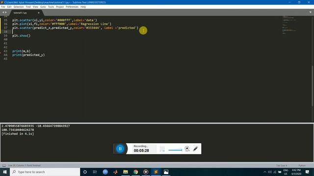 R-Square Value/ Coefficient of Determination theory with Python Programming смотреть онлайн