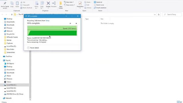 How to clear Temp Files from Windows 10 смотреть онлайн