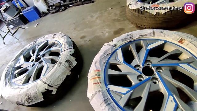 New Car Paintjob? | Brand New Hyundai Creta From The Showroom Gets Dual Tone Alloy Paintjob.