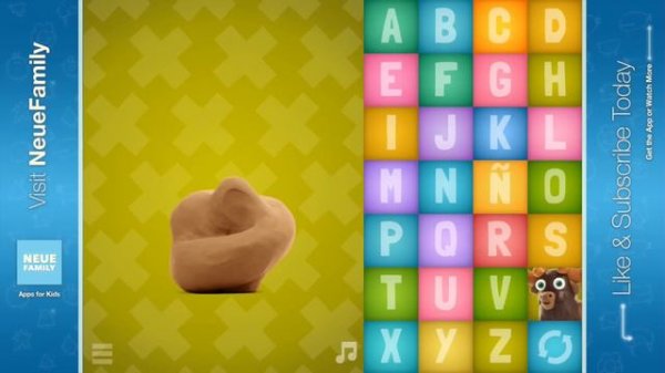 Hey Clay's  Spanish version popular Claymation Talking ABC