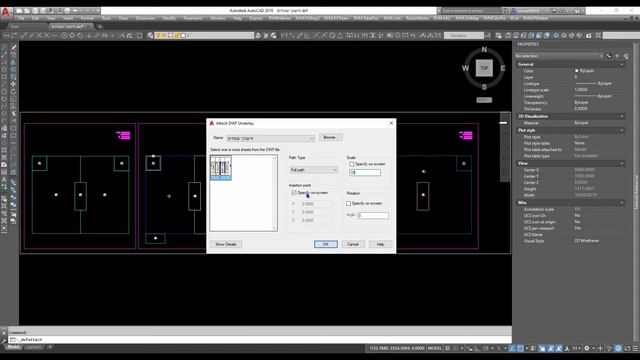 Insert DWFX to DXF смотреть онлайн