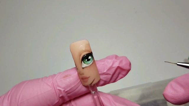 How to draw a doll / Как да нарисувате кукла /Nail Art Tutorial by Lilly Lucheva смотреть онлайн