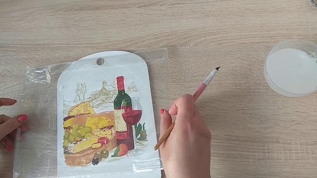 Декупаж кухонной доски плюс баночки для специй в следующем видео смотреть онлайн