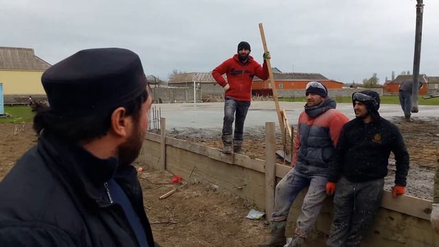 Заливка монолита село Новогагатли 19.04.17 смотреть онлайн