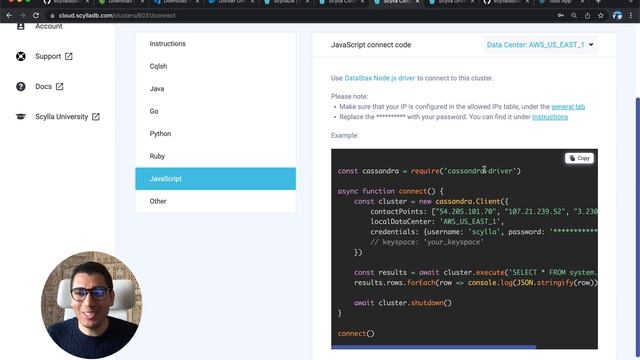 Connect to ScyllaDB Cloud (Video Clip) смотреть онлайн
